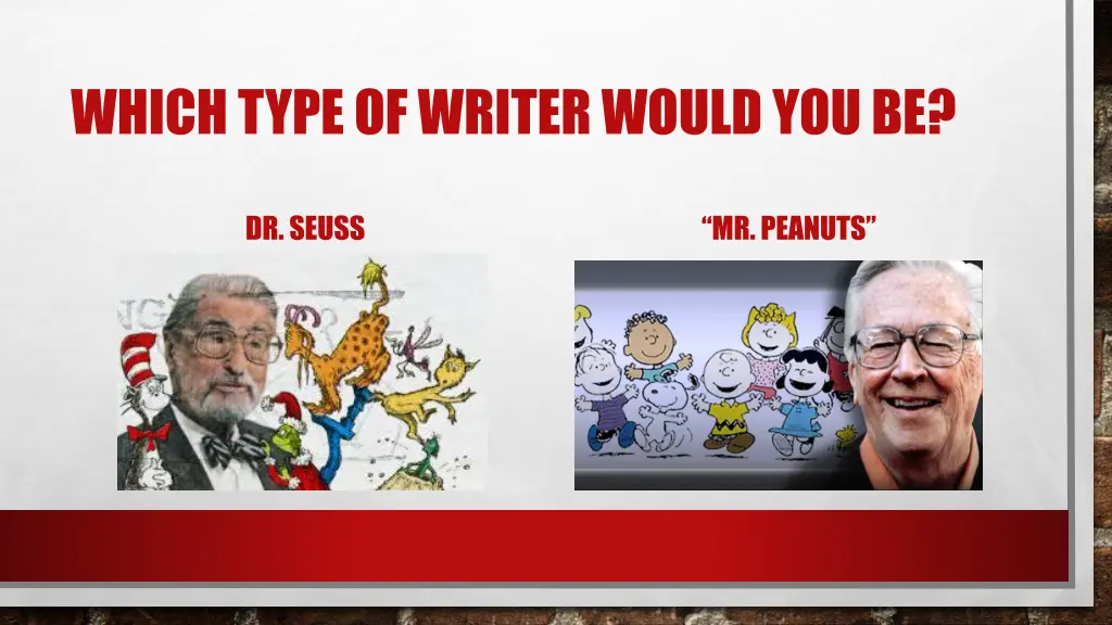 which type of writer would you be