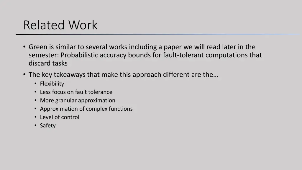 related work