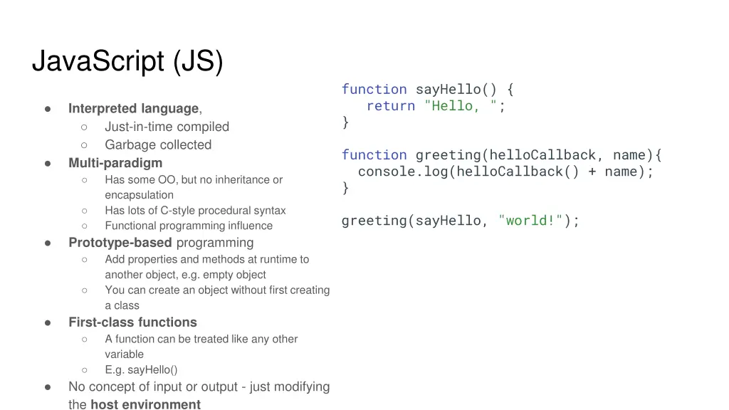 javascript js
