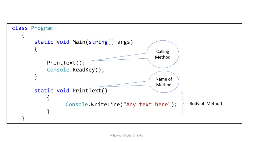 class program static void main string args