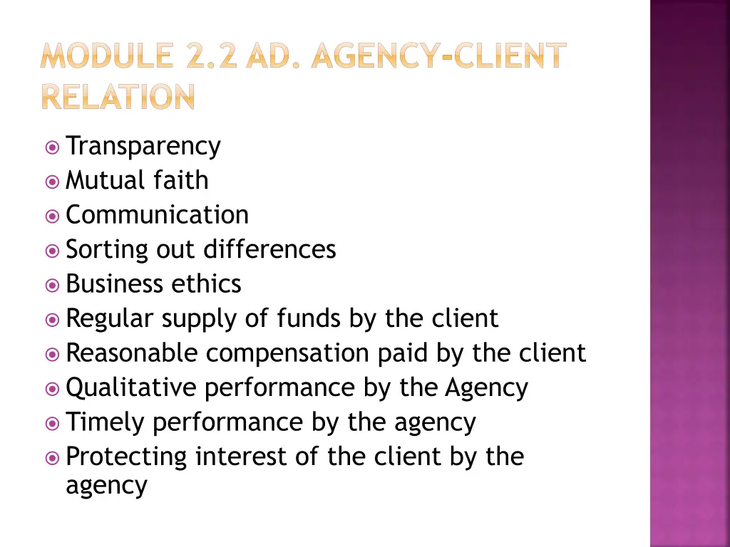 module 2 2 ad agency client relation