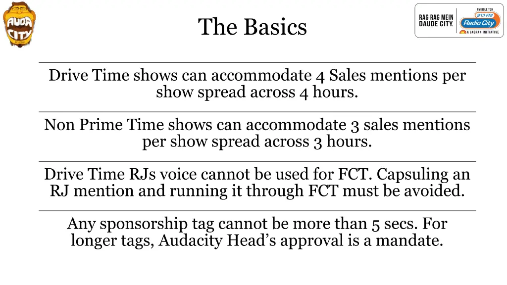 the basics