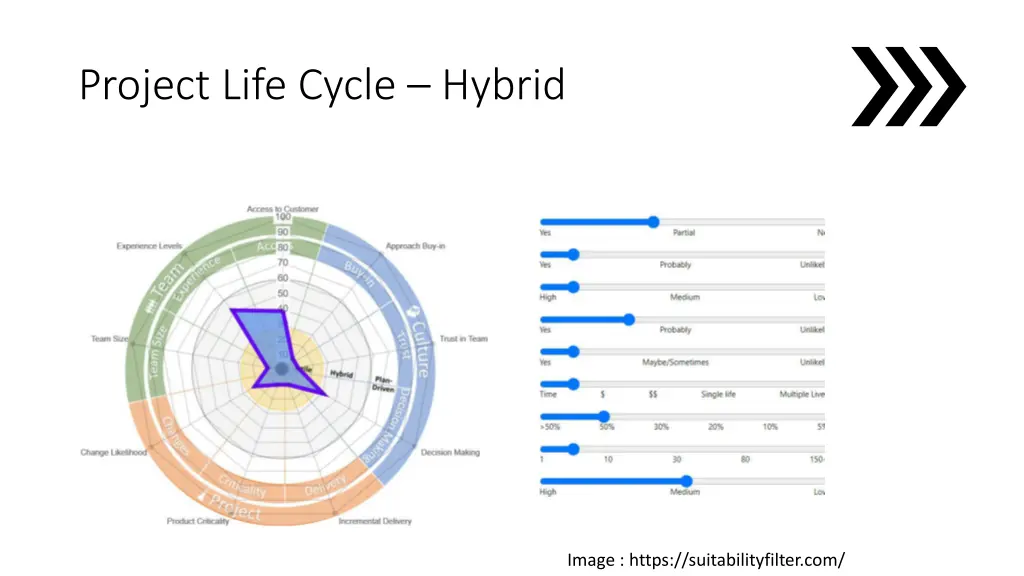 project life cycle hybrid