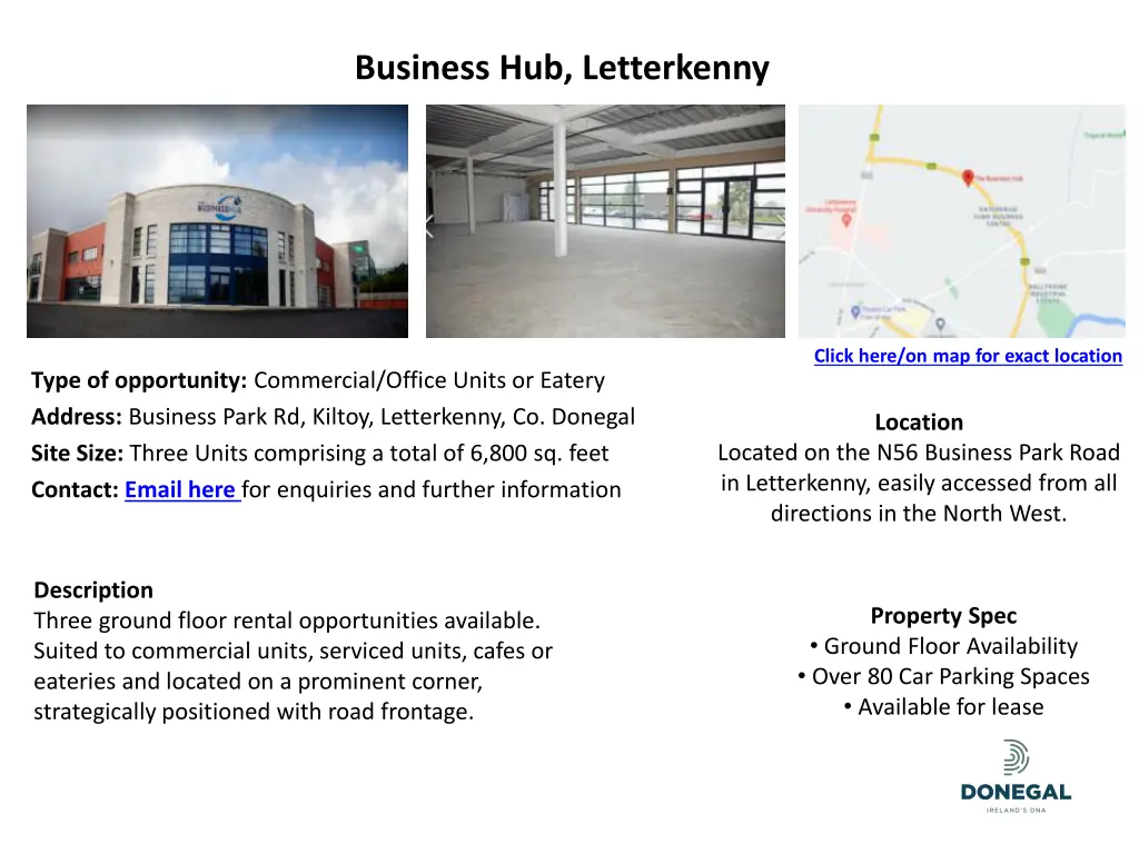 business hub letterkenny