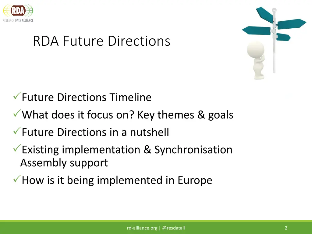 rda future directions