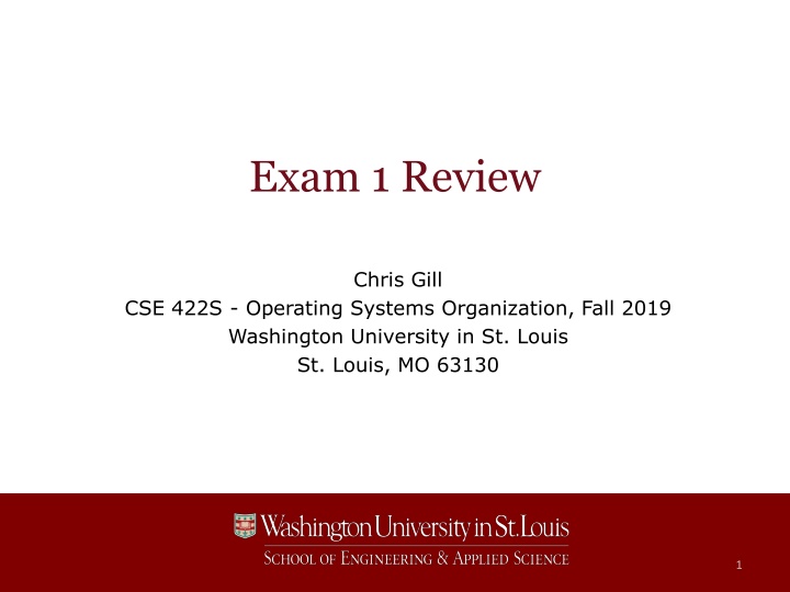 exam 1 review