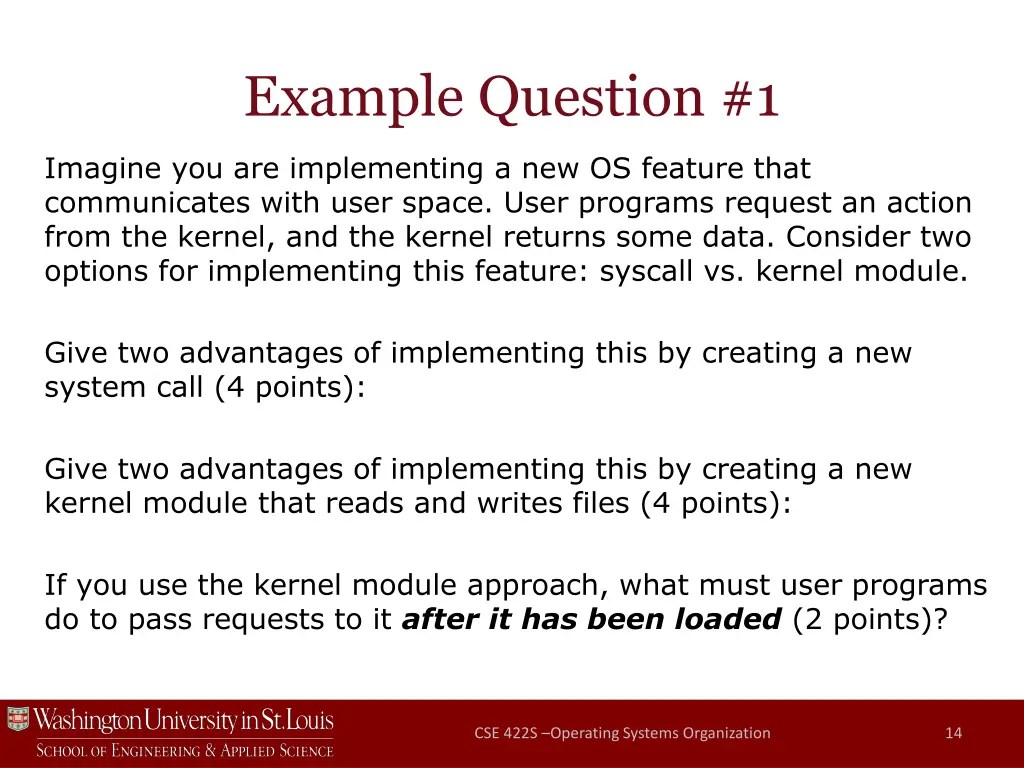 example question 1