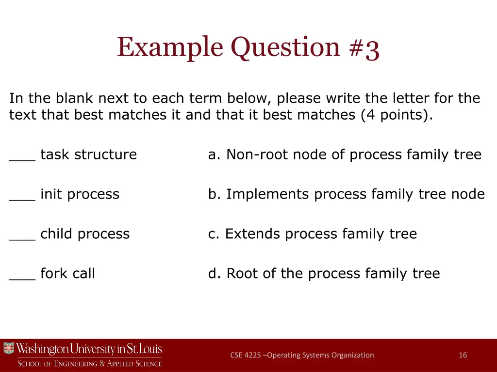 example question 3