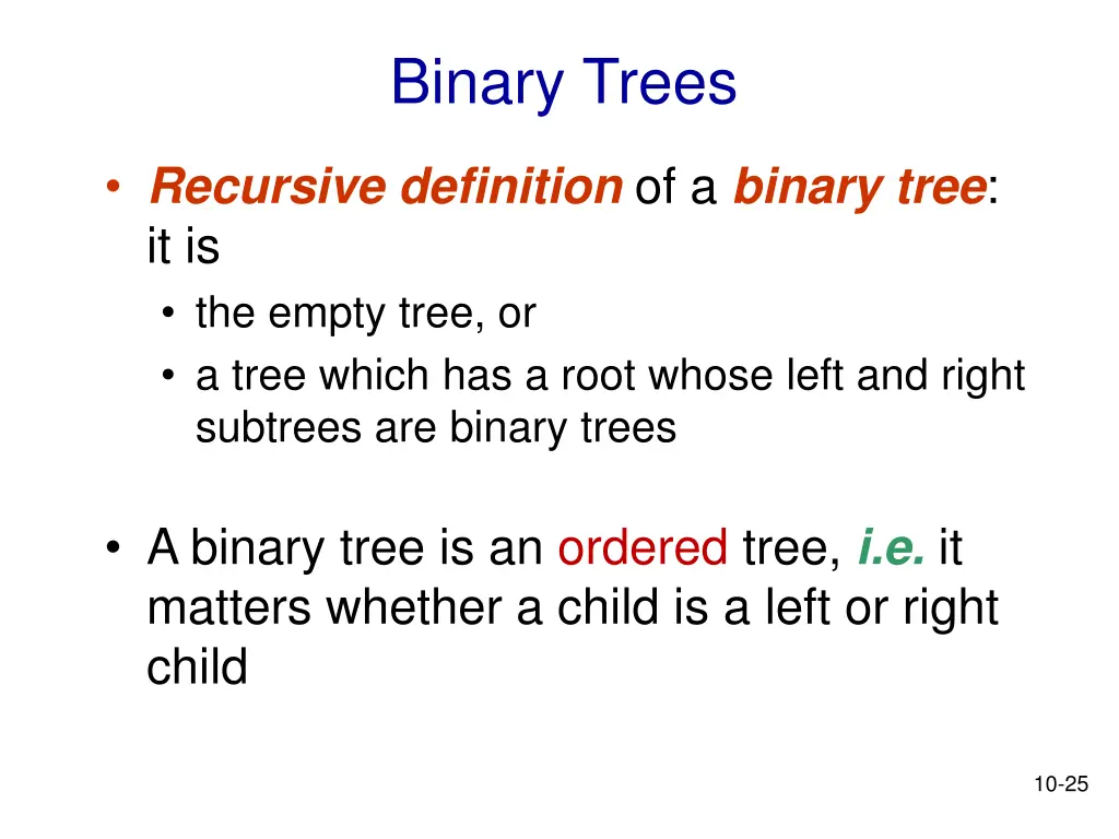 binary trees 1