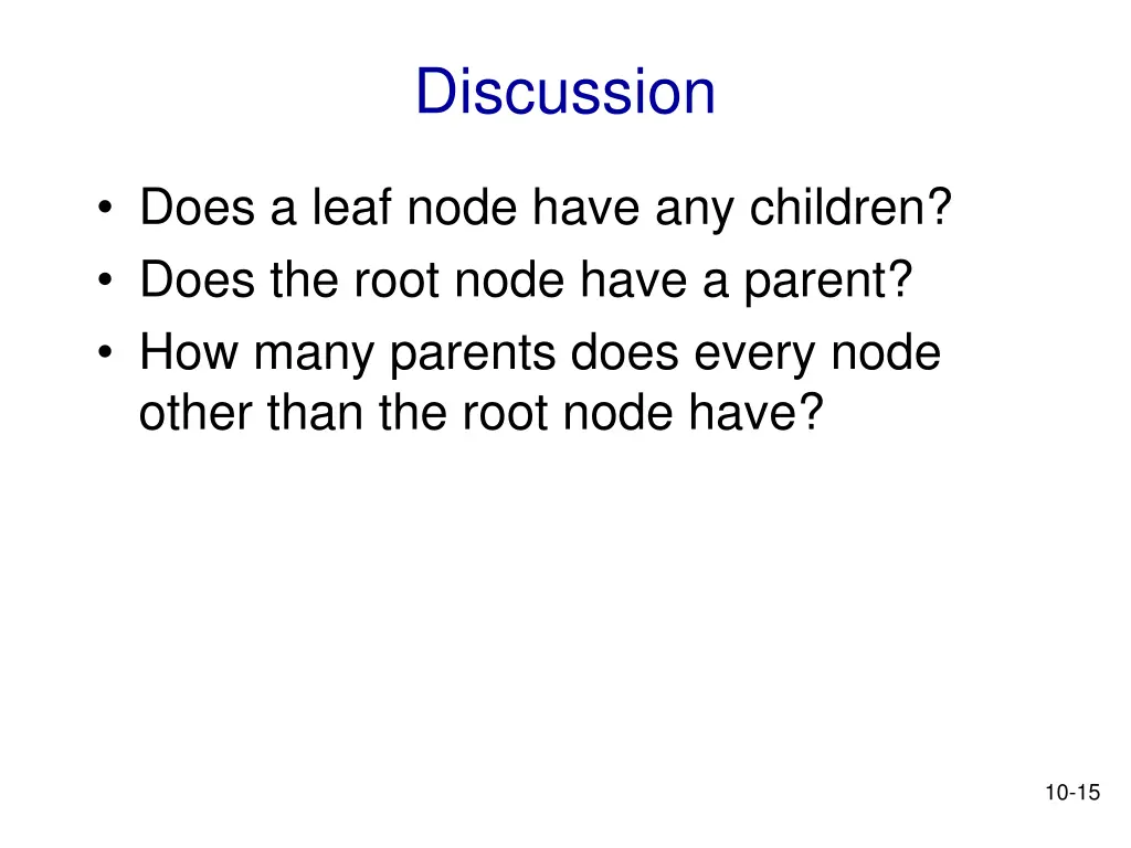 discussion