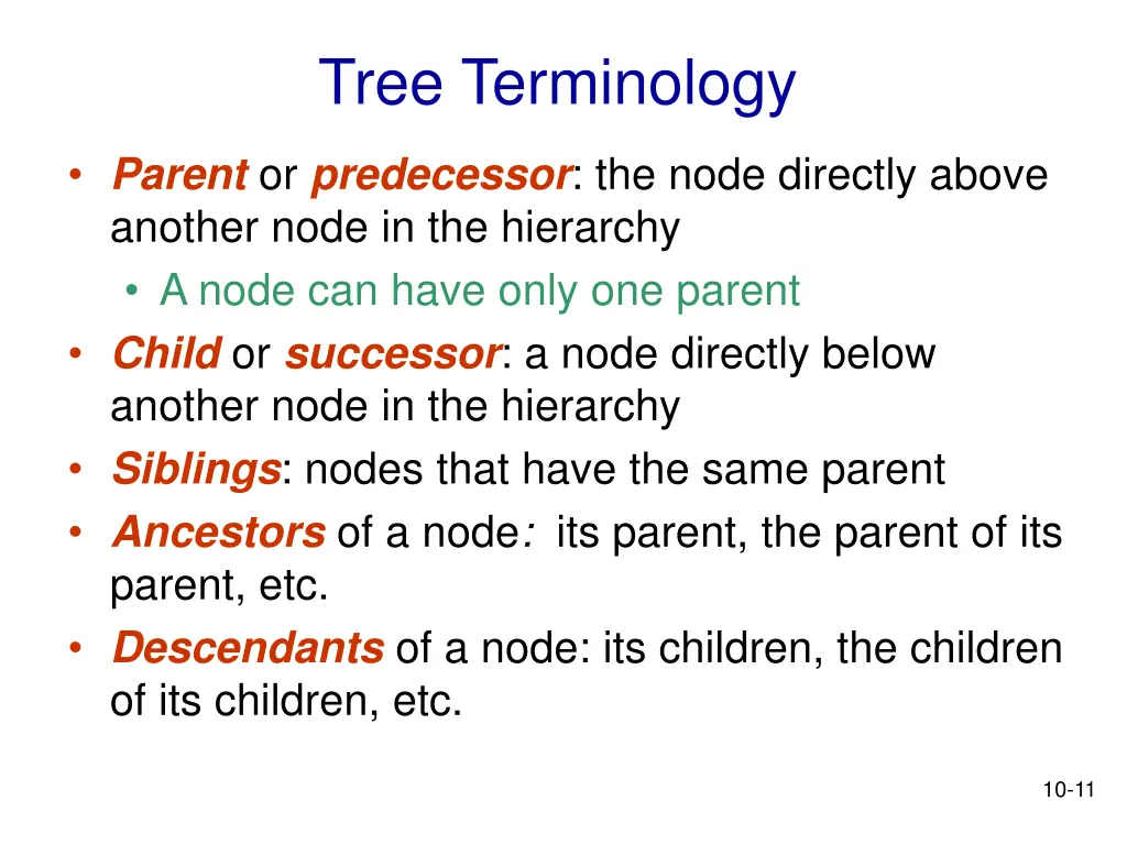 tree terminology 2