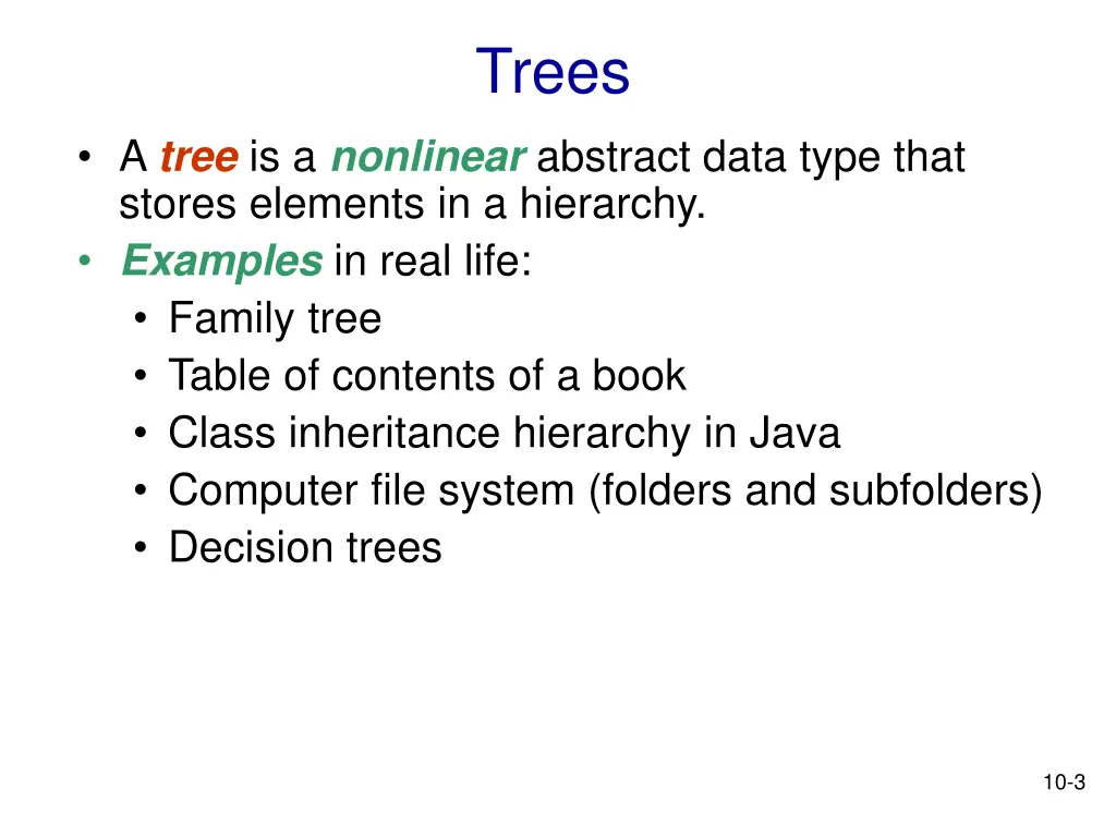 trees