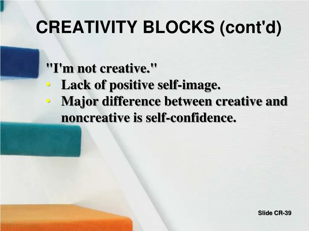 creativity blocks cont d 1