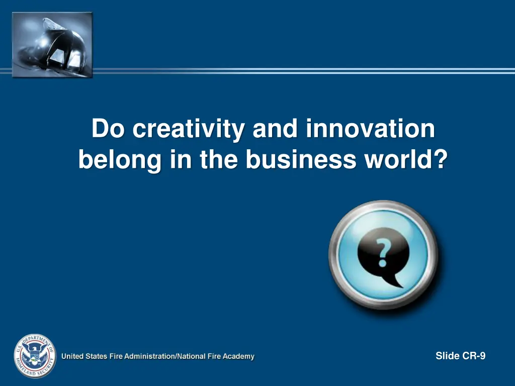 do creativity and innovation belong