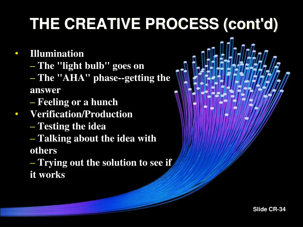 the creative process cont d 2