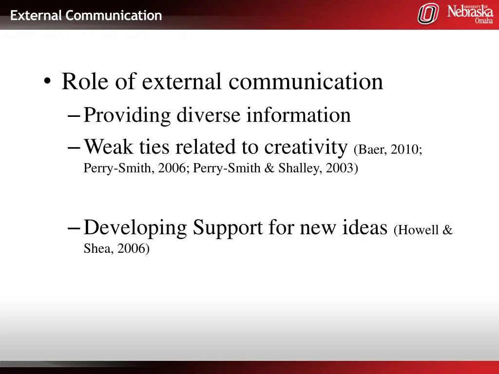 external communication