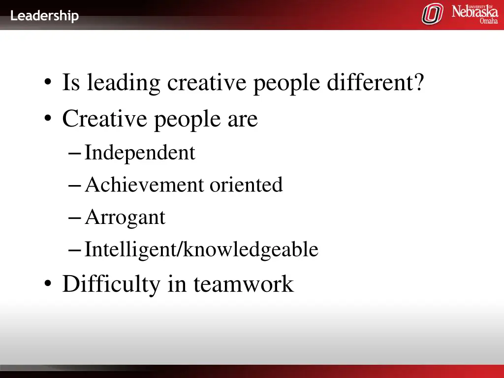 leadership