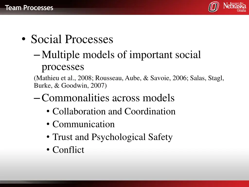team processes
