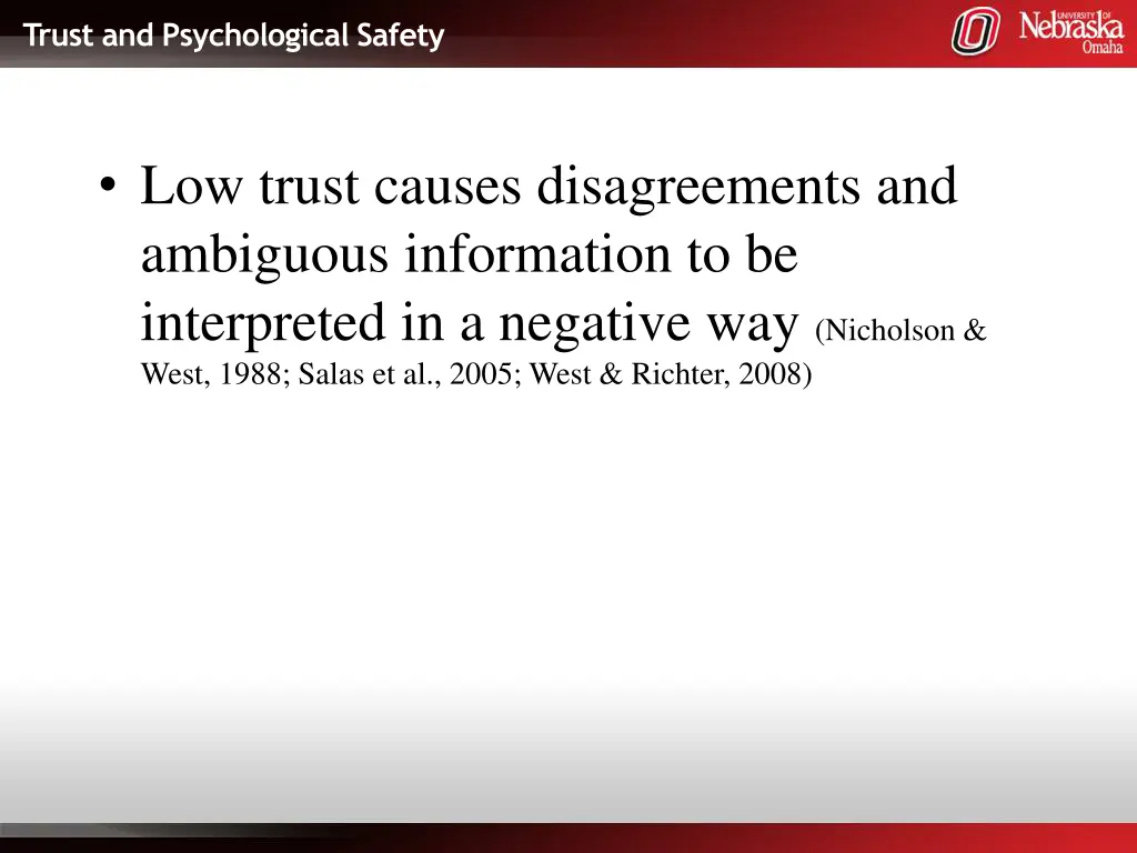 trust and psychological safety 1