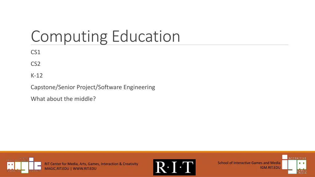 computing education cs1