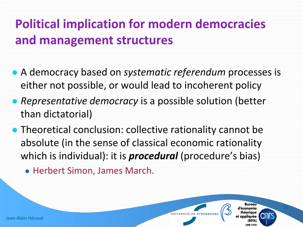 political implication for modern democracies