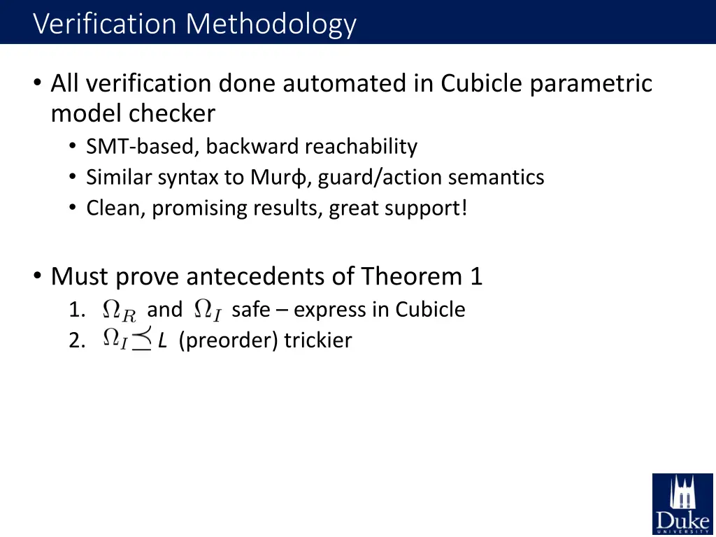 verification methodology