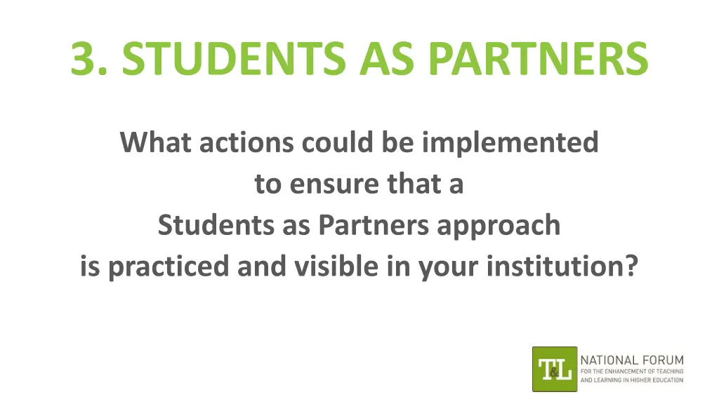 3 students as partners