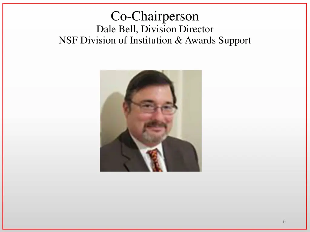 co chairperson dale bell division director