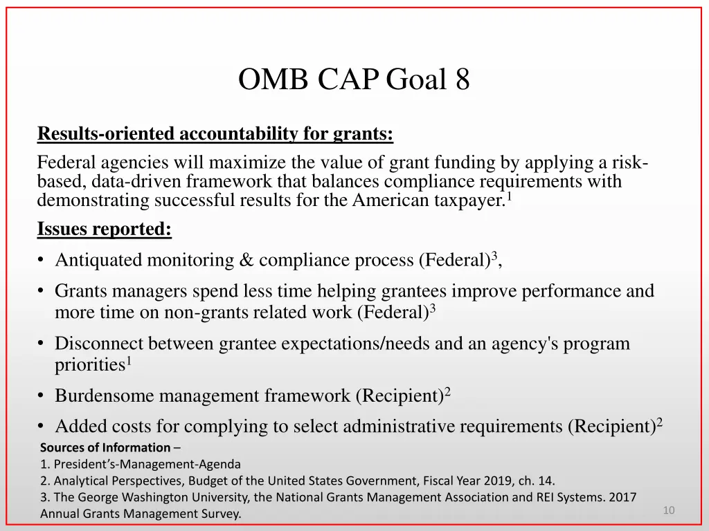 omb cap goal 8