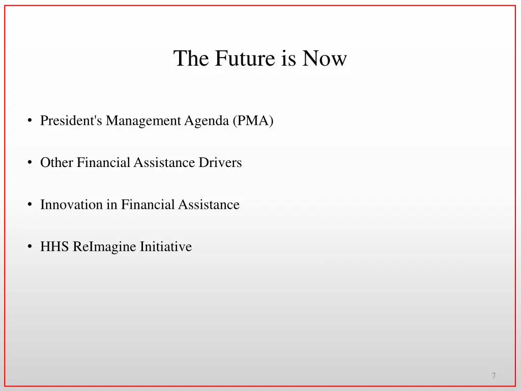 the future is now
