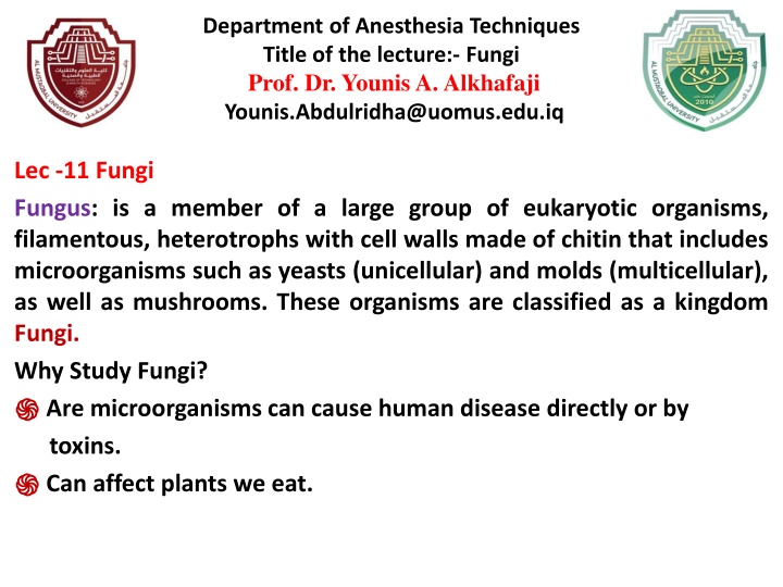 department of anesthesia techniques title