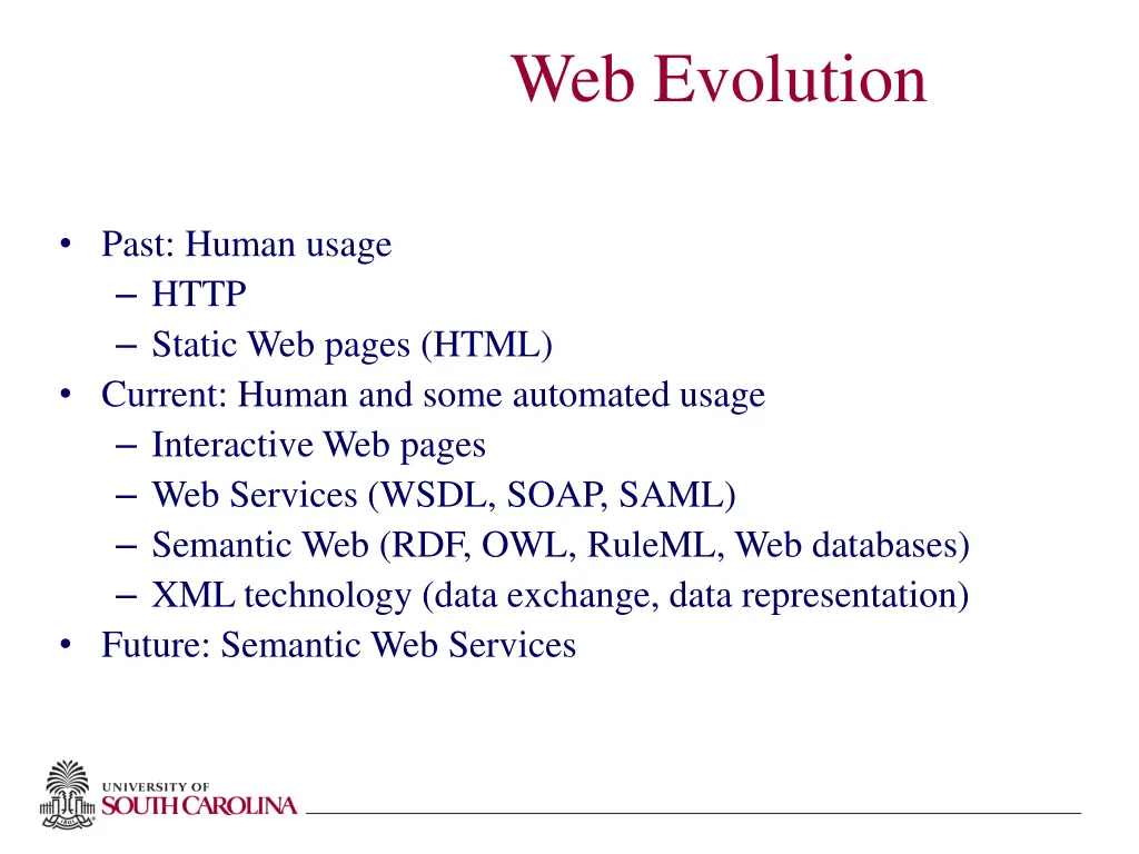 web evolution