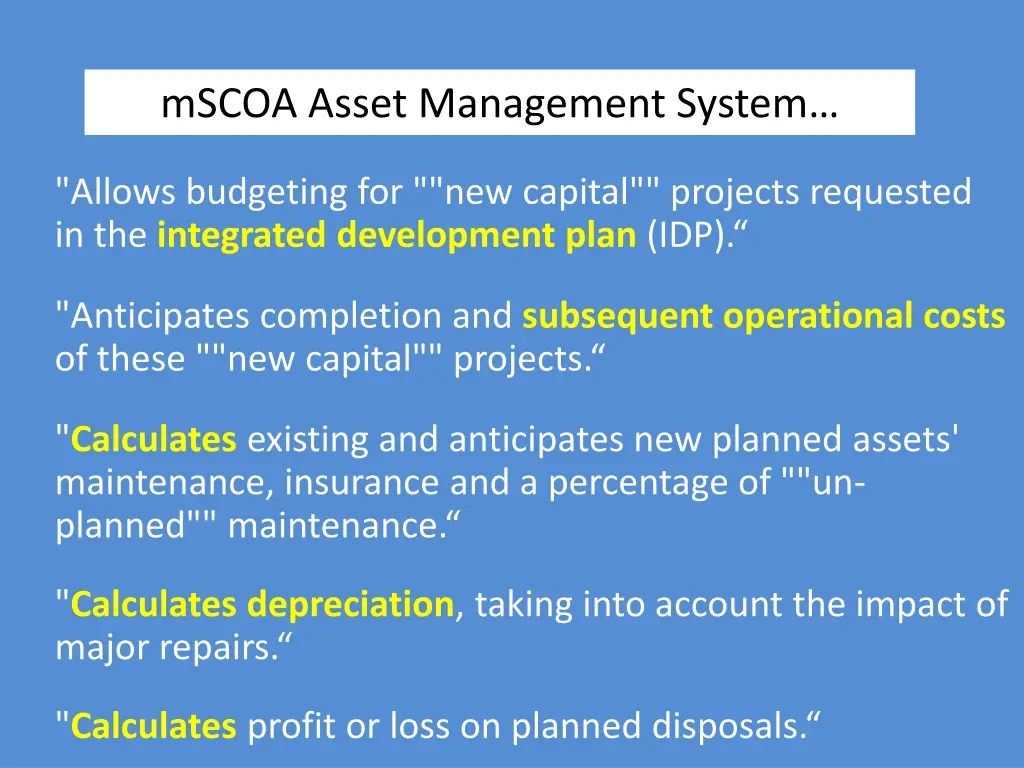 mscoa asset management system