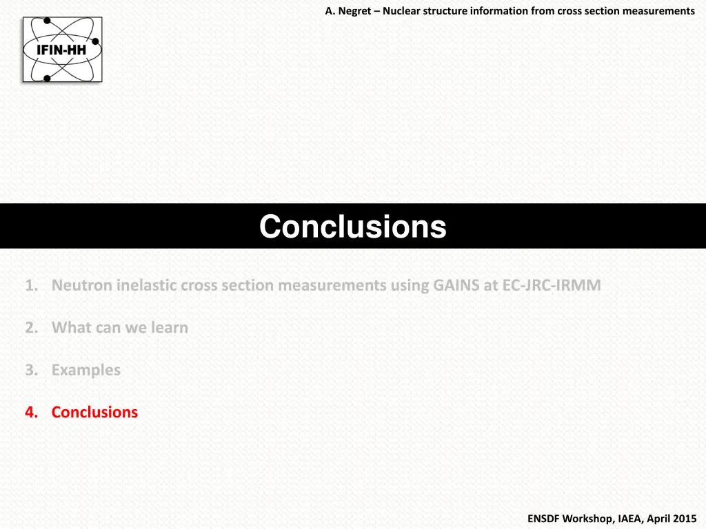 a negret nuclear structure information from cross 17