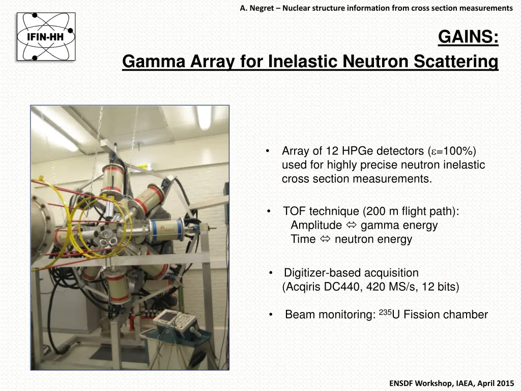 a negret nuclear structure information from cross 3
