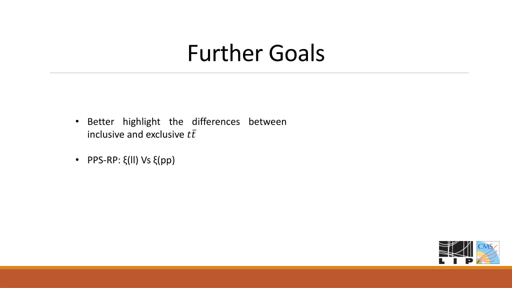 further goals