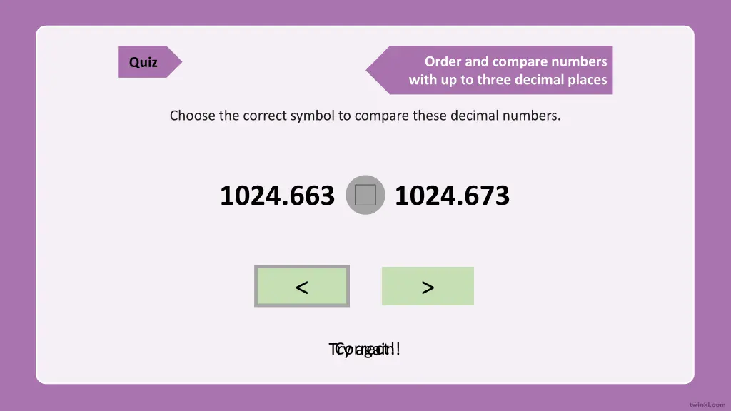 order and compare numbers with up to three 3
