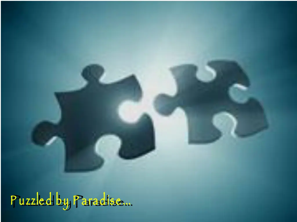 p uzzled by p aradise