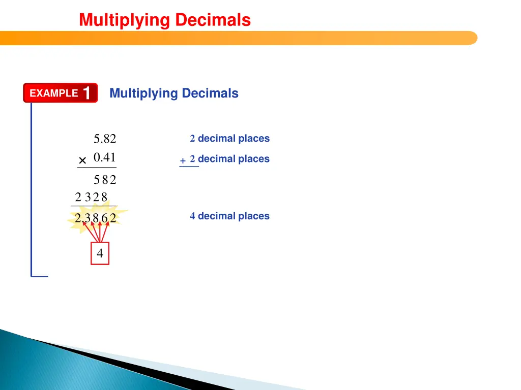 multiplying decimals