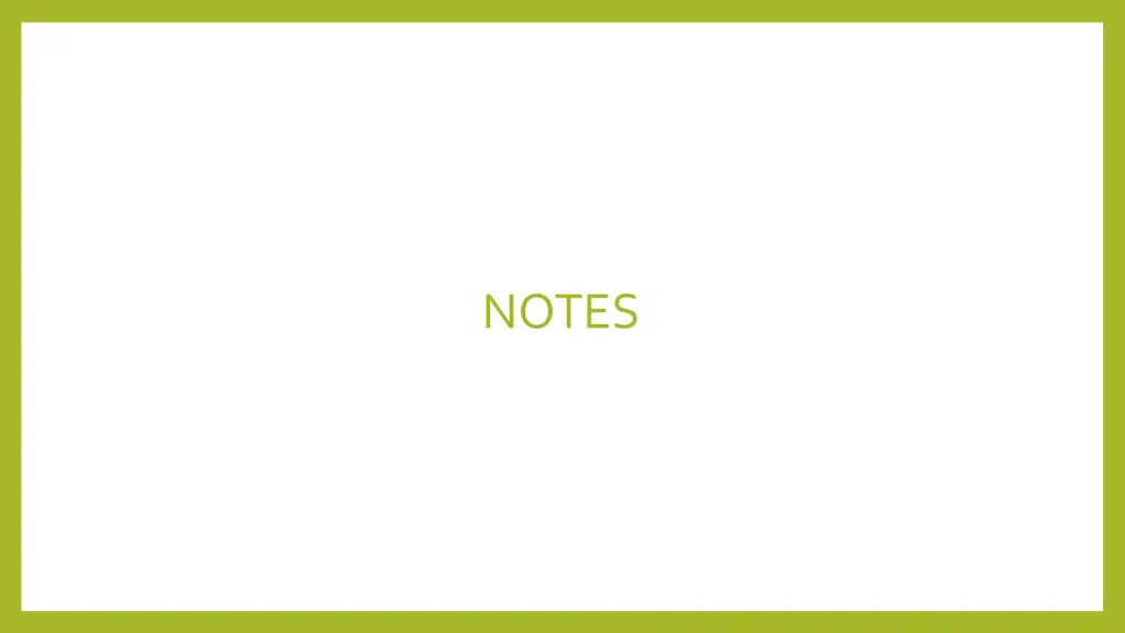 notes
