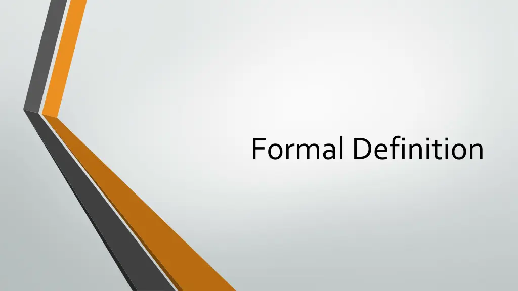 formal definition