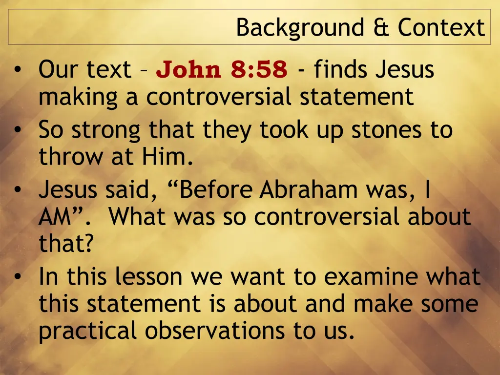 background context 1