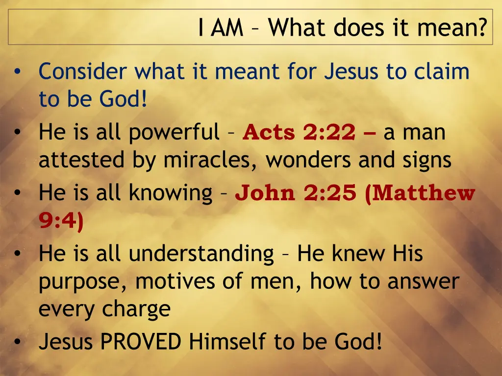 i am what does it mean 5