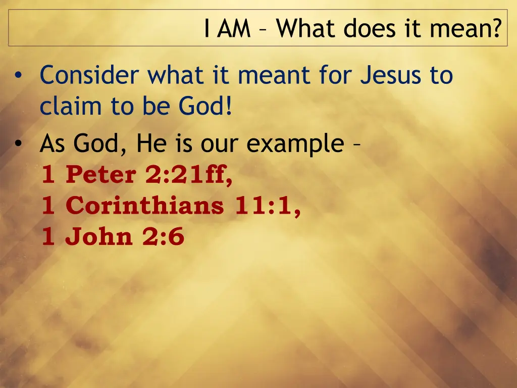 i am what does it mean 6
