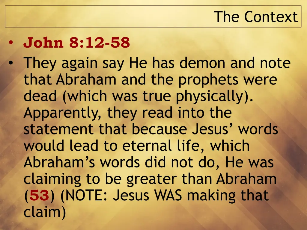 the context 4