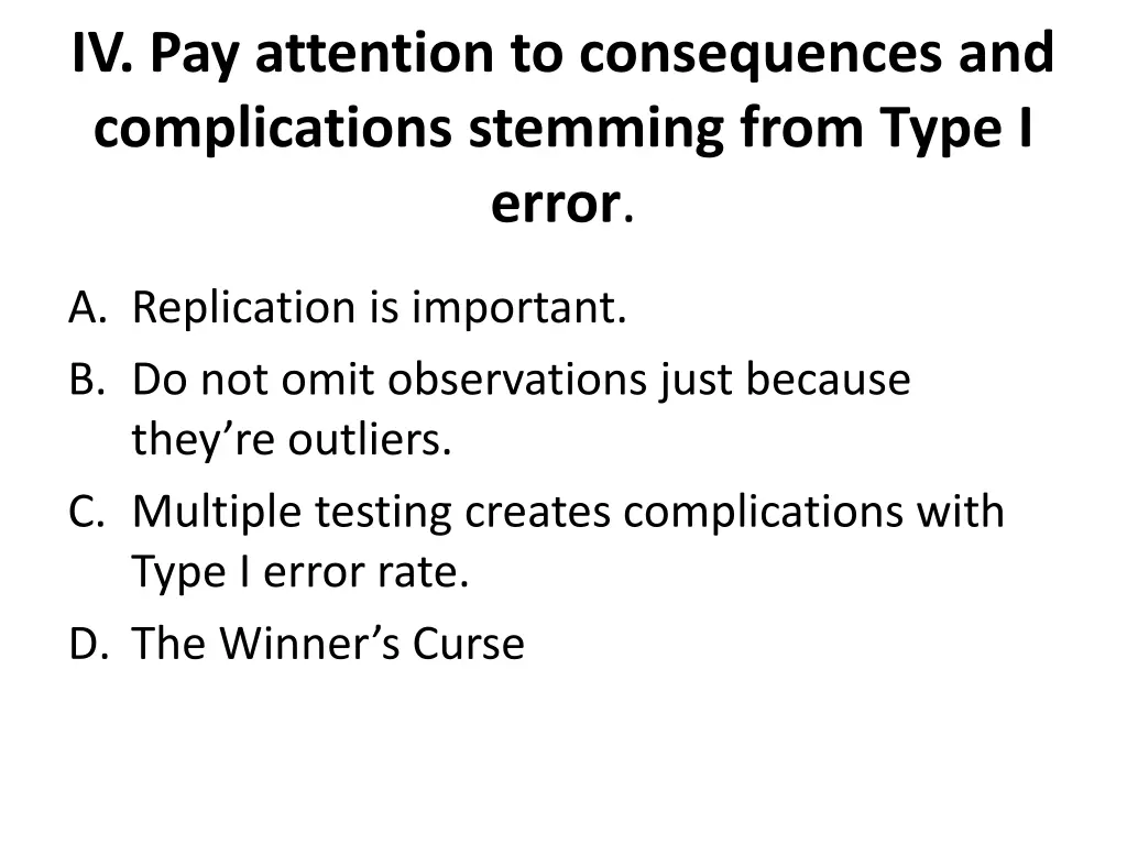 iv pay attention to consequences