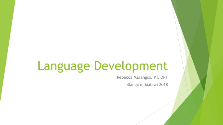 language development