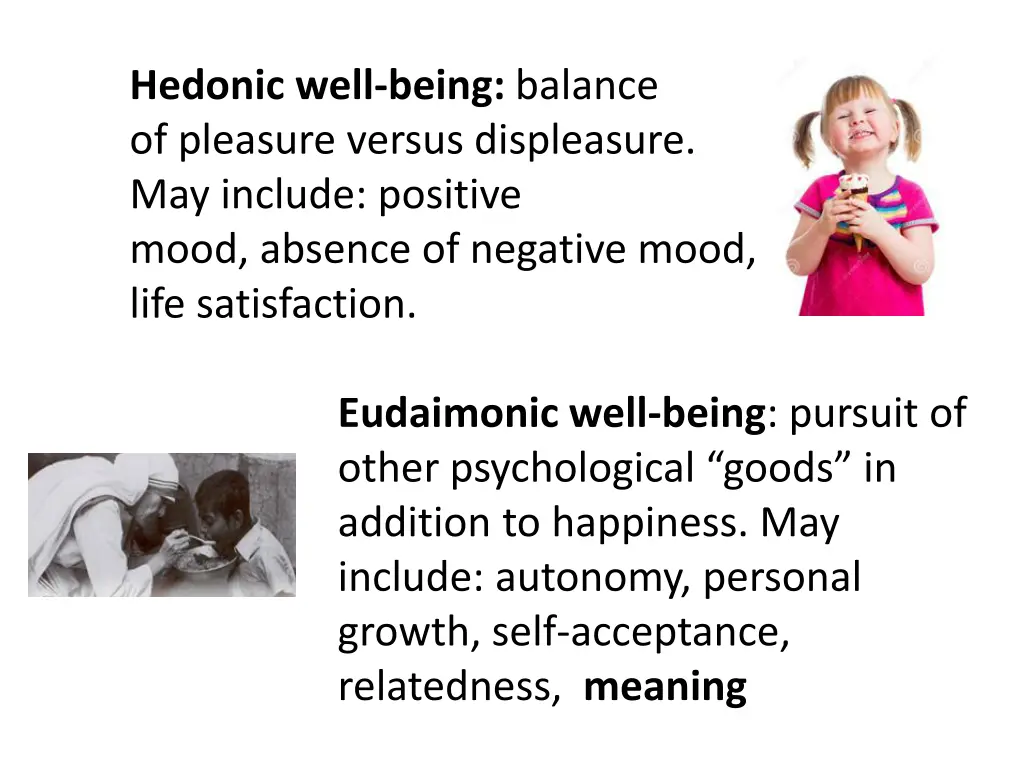 hedonic well being balance of pleasure versus