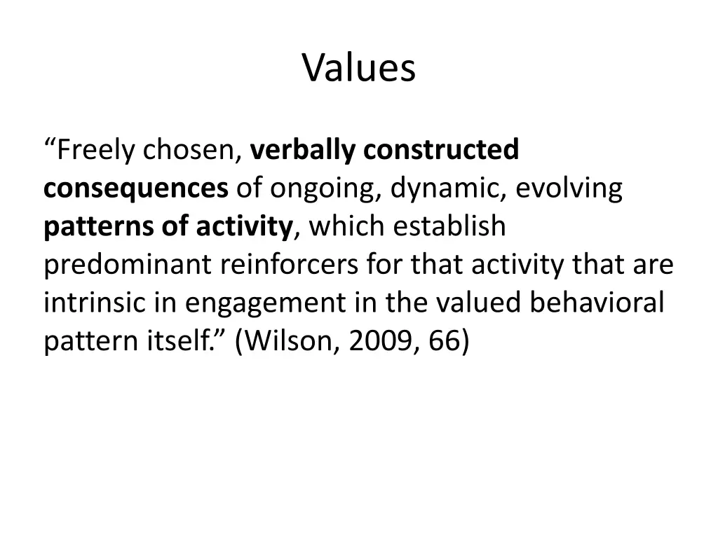 values