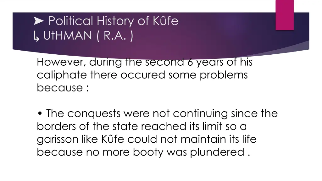 political history of k fe uthman r a 1